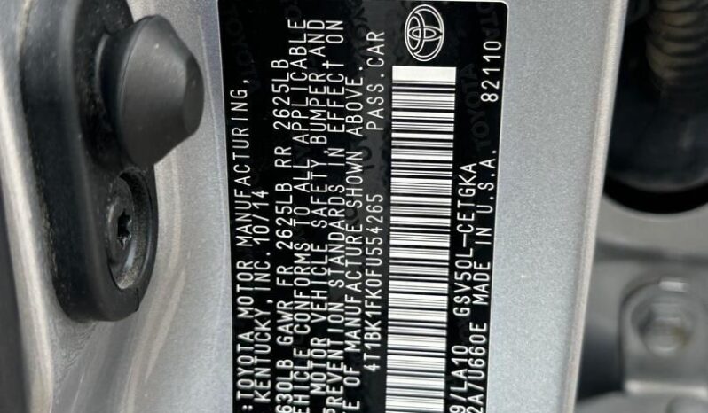 
								2015 Toyota Camry full									