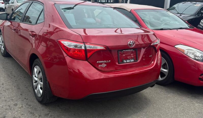 
								2016 Toyota Corolla full									