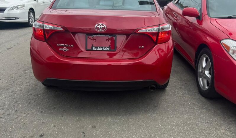 
								2016 Toyota Corolla full									