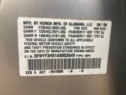 
										2010 Honda Pilot full									