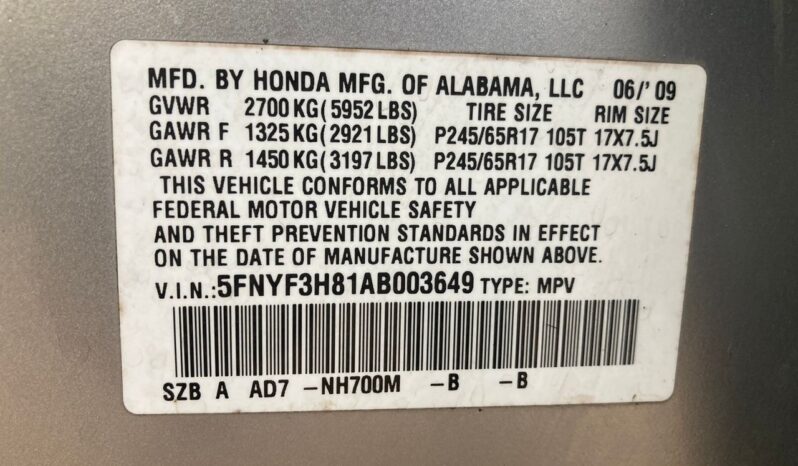 
								2010 Honda Pilot full									