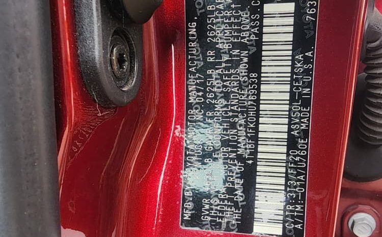 
								2017 Toyota Camry full									