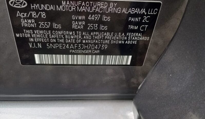 
								2018 Hyundai Sonata full									