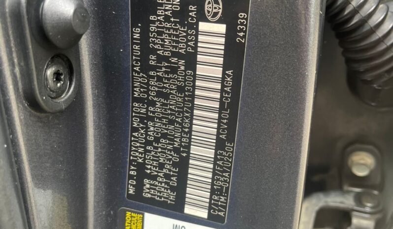 
								2007 Toyota Camry full									