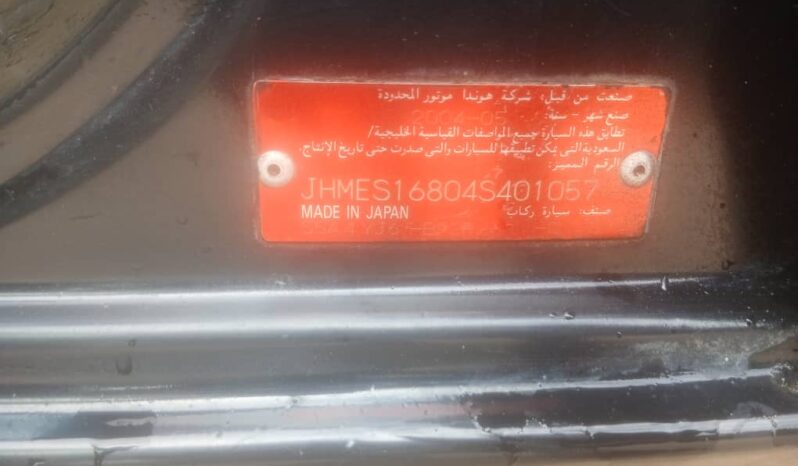 
								2004 Honda Civic full									